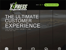 Tablet Screenshot of expressautohailrepair.com